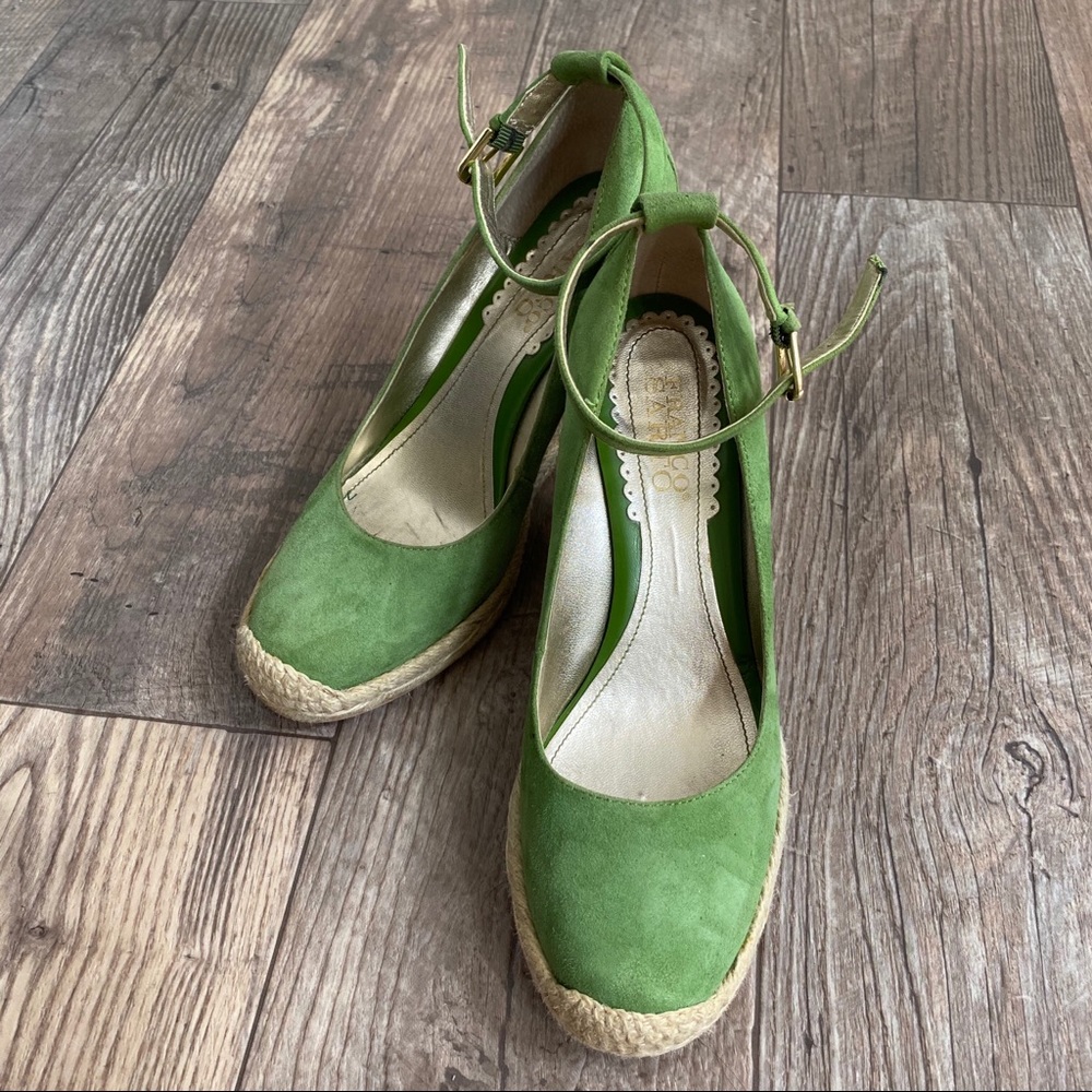 Franco Sarto Quarry Suede Espadrille wedge